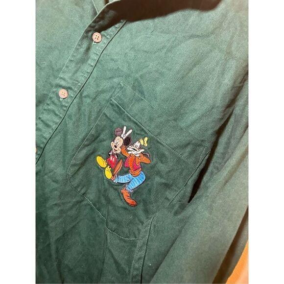 Men’s 1990 Mickey Mouse, Disney Donald Duck goofy button‎ up embroidered - Picture 2 of 3
